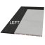 Rohový profil SPORTEC CORNER 30 mm FR pro Style LEVÝ, 1000 x 250 mm, černá