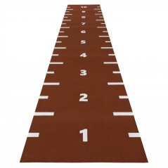 Sprint Track; Heavy Start & Finish, značky po 1bm, čísla, tl. 13 mm, červená CLAY, 1 m2