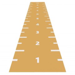 Sprint Track; Heavy Start & Finish, značky po 1bm, čísla, tl. 13 mm, žlutá, 1 m²