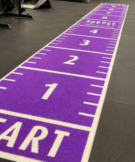 Sprint Track; HEAVY Start & Finish, značky po 1m, tl. 13 mm, PINK, 1 m2