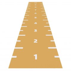 Sprint Track; Heavy Start & Finish, značky po 1bm, čísla, tl. 13 mm, žlutá, 1 m²
