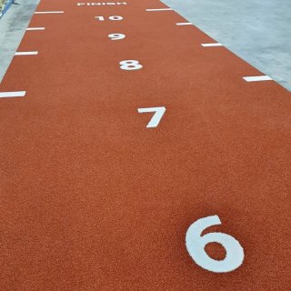 Sprint Track; Heavy Start & Finish, značky po 1bm, čísla, tl. 13 mm, černá, 1 m²