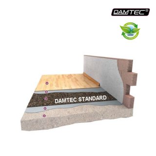 DAMTEC kročejová izolace STANDARD 2 mm