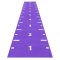 Sprint Track; Heavy Start & Finish, značky po 1m, čísla, tl. 13 mm, PURPLE, 1 m2