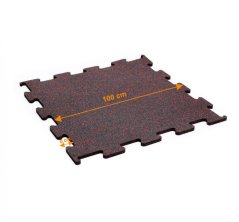 EWMAT; PUZZLE MAT, 20 mm, 10%, červená RAL 3016