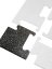 Roh k podlaze puzzle tl. 10 mm, 10% EPDM, zkosená strana, RAL 9010