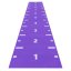 Sprint Track; Heavy Start & Finish, značky po 1m, čísla, tl. 13 mm, PURPLE, 1 m2