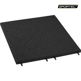 SPORTEC Base FR, 100 x 100 cm, tl. 30 mm, s vysokou požární odolností Cfl-s1, černá