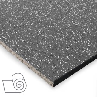 Podlaha do fitness role Comfort Flooring MIX tl. 6 mm, tmavě šedá