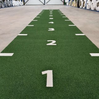 Sprint Track; Heavy Start & Finish, značky po 1bm, čísla, tl. 13 mm, oranžová, 1 m²