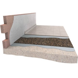 Kročejová izolace DAMTEC STANDARD 3 mm, role 20 m2