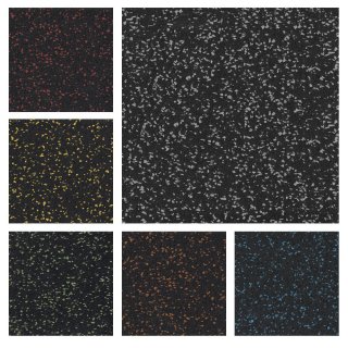 Podlaha do fitness SPORTEC COLOR 10 mm se vsypem 15% EPDM, role 18 m2 - Varianta: modrá