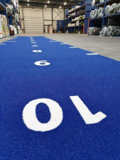 Sprint Track; Heavy Start & Finish, značky po 1bm, čísla, tl. 13 mm, oranžová, 1 m²