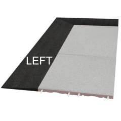 Rohový profil SPORTEC CORNER 30 mm pro Style LEVÝ, 1000 x 250 mm, černá