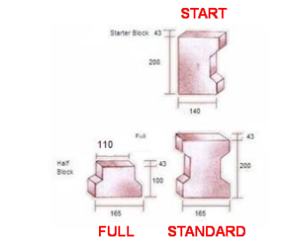 Gumové dlažební bloky EUROFLEX standard