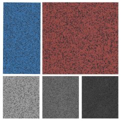 Prémiová podlaha do fitness SPORTEC PURCOLOR 6 mm, červená, 85% kaučuk, 25 m2