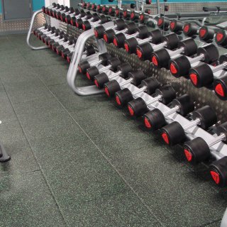 Podlaha SPORTEC STYLE PURCOLOR tl. 70 mm, 85% EPDM
