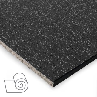 Podlaha do fitness role Comfort Flooring MIX tl. 6 mm, černá