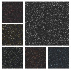 Podlaha fitness SPORTEC COLOR 4 mm se vsypem 15% EPDM, role 45 m2