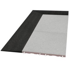 Rohový profil SPORTEC CORNER 30 mm pro Style LEVÝ, 1000 x 250 mm, černá