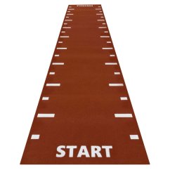 Sprint Track; HEAVY Start & Finish, značky po 1m, tl. 13 mm, RED CLAY, 1 m2
