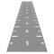 Sprint Track; Heavy Start & Finish, značky po 1bm, čísla, tl. 13 mm, světle šedá, 1 m²