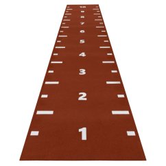 Sprint Track; Heavy Start & Finish, značky po 1m, čísla, tl. 13 mm, RED CLAY, 1 m2