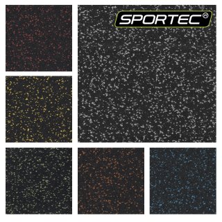Podlaha do fitness SPORTEC COLOR 10 mm se vsypem 15% EPDM, role 18 m2 - Varianta: modrá