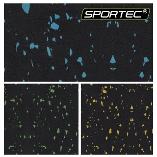 Gumová podlaha SPORTEC GIGA 6 mm, maxi granule EPDM - Varianta: ZELENÁ