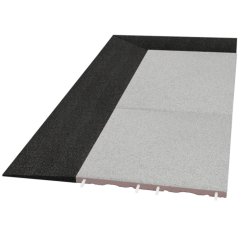 Rohový profil SPORTEC CORNER 30 mm FR pro Style PRAVÝ, 1000 x 250 mm, černá