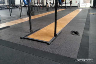 Rohový profil SPORTEC CORNER 30 mm pro Style PRAVÝ, 1000 x 250 mm, černá