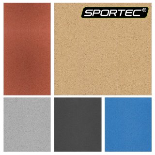 Sportovní podlaha SPORTEC UNI CLASSIC 4 mm s 100% EPDM, role 18,75 m2 - Varianta: šedá