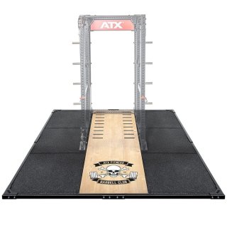 Tréninková platforma ATX LINE Weight Lifting / Power Rack XL, 3 x 3 m, logo Barbell Club