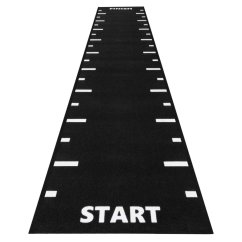 Sprint Track; HEAVY Start & Finish, značky po 1m, tl. 13 mm, BLACK, 1 m2