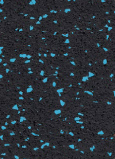 Podlaha SPORTEC NEON 8 mm, barevné granule EPDM, role 11,25 m2 - Varianta: Tyrkysová