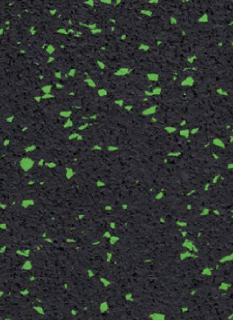 Podlaha SPORTEC NEON 8 mm, barevné granule EPDM, role 11,25 m2 - Varianta: Zelená