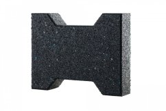 Zámková dlažba gumová EW-MAT tl. 43 mm, kvalitní zažehlený povrch, MIX COLOR