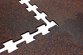 EWMAT; PUZZLE MAT, 20 mm, 10%, červená RAL 3016