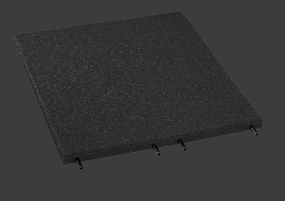 Sportovní podlaha SPORTEC Base MS 50 x 50 cm, tl. 30 mm - Varianta: Sportovní podlaha SPORTEC Base MS - 30 mm, 50 x 50 cm, černá