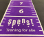 Sprint Track; HEAVY Start & Finish, značky po 1m, tl. 13 mm, PINK, 1 m2