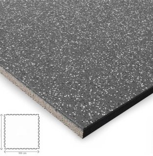 Comfort Flooring MIX; tl. 8 mm puzzle, tmavě šedá