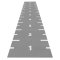 Sprint Track; Heavy Start & Finish, značky po 1bm, čísla, tl. 13 mm, světle šedá, 1 m²