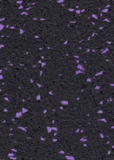 Podlaha SPORTEC NEON 6 mm, barevné granule EPDM, role 15 m2 - Varianta: Fialová