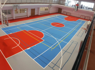 Prémiová podlaha pro sporotvní haly SPORTEC UNI VERSA 4 mm, role 37,5 m2 - Varianta: zelená