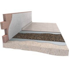 Kročejová izolace DAMTEC STANDARD 3 mm, role 20 m2