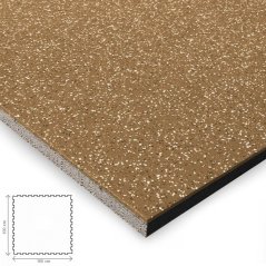 Podlaha do fitness puzzle Comfort Flooring MIX tl. 8 mm, koňak