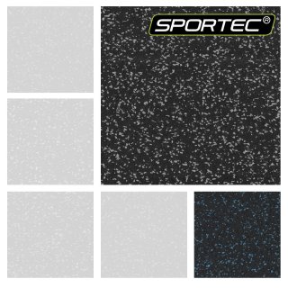 Podlaha SPORTEC COLOR FR 4 mm s 15% žíháním