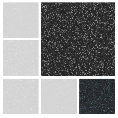 Podlaha SPORTEC COLOR FR 10 mm se vsypem 15% EPDM nebo bez EPDM, role 18 m2