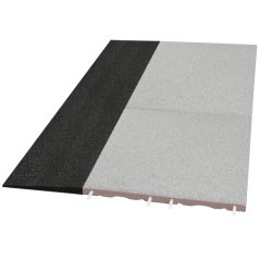 Koncový profil SPORTEC RAMP 70 mm pro Style, 1000 x 250 mm, černá