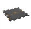Gumové PUZZLE do fitness 25 mm, 100 x100 cm, 10% EPDM bílá RAL 9010